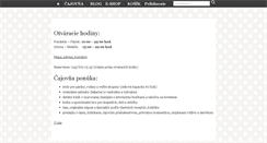 Desktop Screenshot of cajovnazarohom.sk